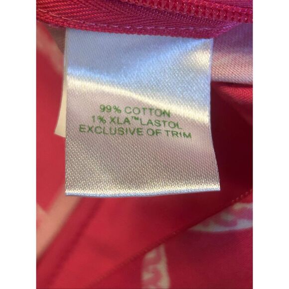 Lilly Pulitzer Women’s Wide Leg Pants Pink Rope Design Size 0 NWT(5488) - Picture 6 of 6